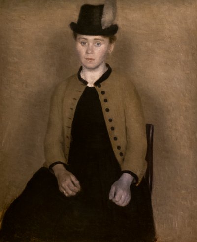 アイダ・イルステッドの肖像 作： Vilhelm Hammershoi