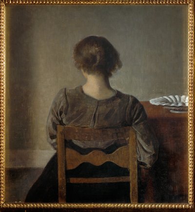  作： Vilhelm Hammershoi