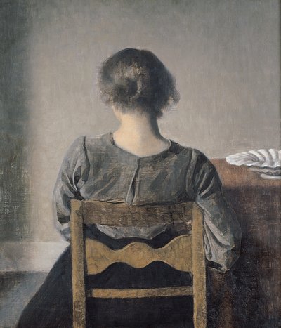 残り 作： Vilhelm Hammershoi