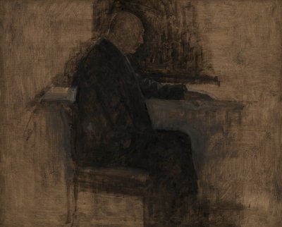 建築家トーヴァルド・ビンデスボル 作： Vilhelm Hammershøi