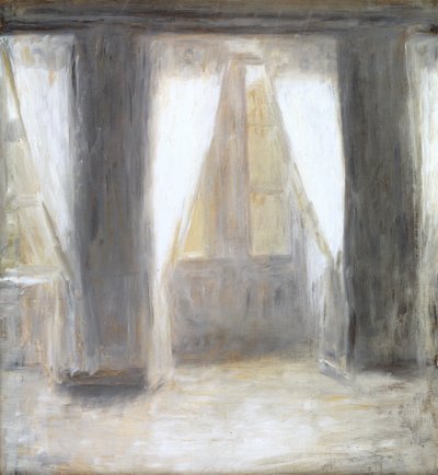 コペンハーゲン、フレデリクスベリ・アレにある作家の自宅のダイニングルーム 作： Vilhelm Hammershoi