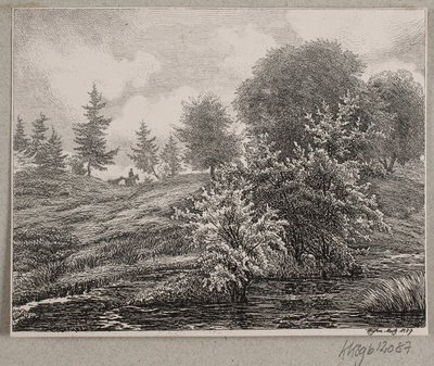 湿原の丘 作： Vilhelm Kyhn