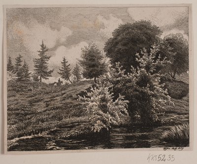 湿原の丘 作： Vilhelm Kyhn