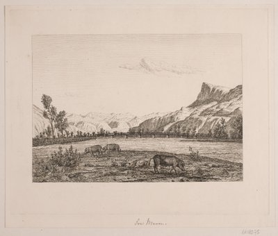 チロルの山岳地帯 作： Vilhelm Kyhn