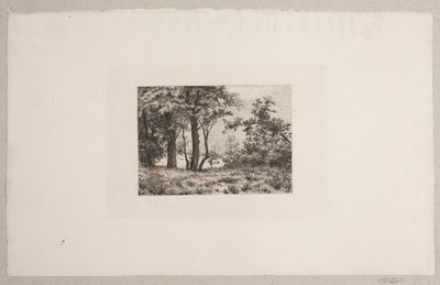 森の端にある樫の木 作： Vilhelm Kyhn