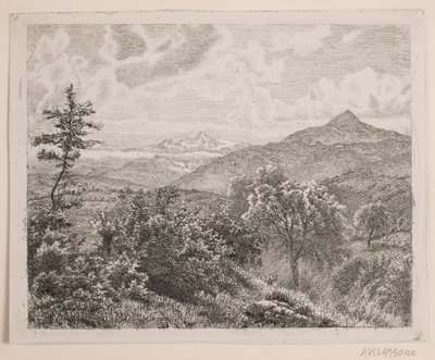 高山の風景 作： Vilhelm Kyhn