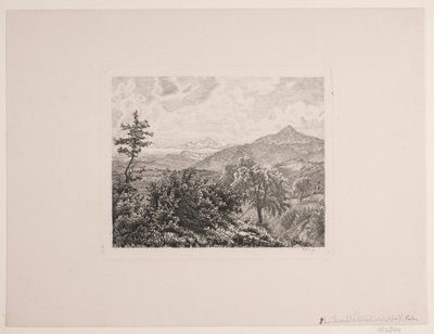 高山の風景 作： Vilhelm Kyhn