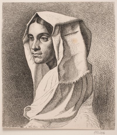 イタリアの農民の少女 作： Vilhelm Kyhn
