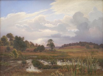 フォレスト ノース フォレスト、Jægerspris、ジーランドの近くの風景 作： Vilhelm Kyhn