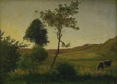 夕方に向かってハーフによる風景 作： Vilhelm Kyhn