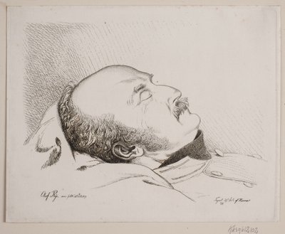 死体としてのオラフ・ライ 作： Vilhelm Kyhn