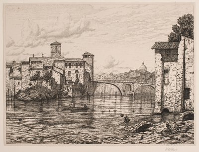 Ponte Roto i Romで出発 作： Vilhelm Kyhn
