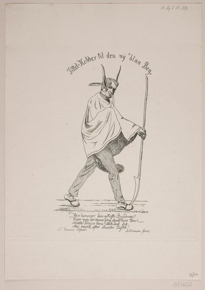 風刺的な肖像画 作： Vilhelm Kyhn