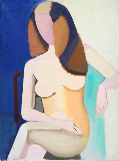 着席女性ヌード 作： Vilhelm Lundstrøm