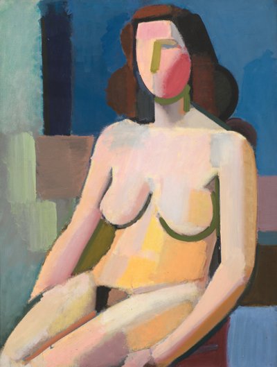 着席女性ヌード 作： Vilhelm Lundstrøm