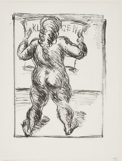 後ろから立っている女性 作： Vilhelm Lundstrøm