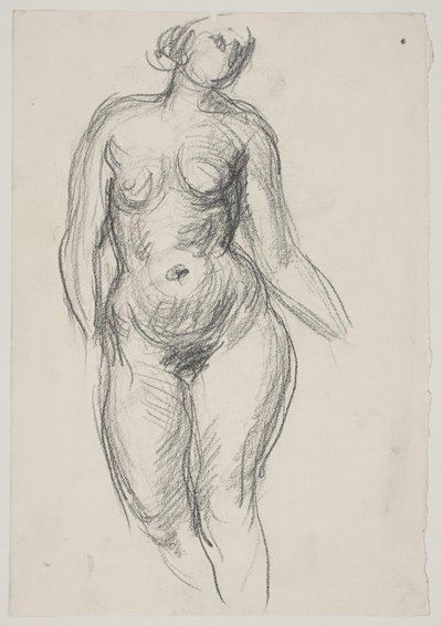 立っている女性モデル 作： Vilhelm Lundstrøm