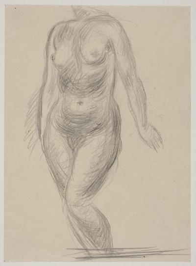 立っている女性モデル 作： Vilhelm Lundstrøm