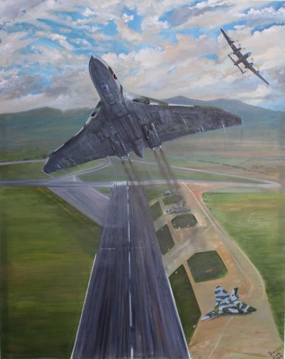 Avro Legends, 2024（キャンバスに油彩） 作： Vincent Alexander Booth