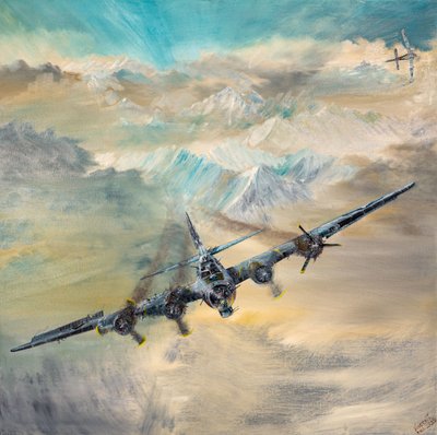 B17G、ロイヤルフラッシュ2、スイス・ランディング8、2023年 作： Vincent Alexander Booth