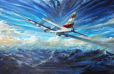 B17G スイス着陸「ダイナマイト」、2021 作： Vincent Alexander Booth