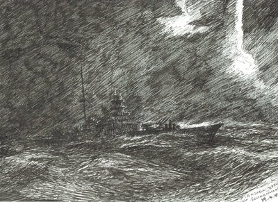 北ケープの戦い 1943 年、2011 年 作： Vincent Alexander Booth