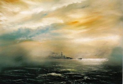 災害の夜明け前 HMS Hood 1941, 2012 作： Vincent Alexander Booth