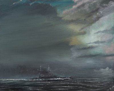 HMSフッド1941、2014、 作： Vincent Alexander Booth
