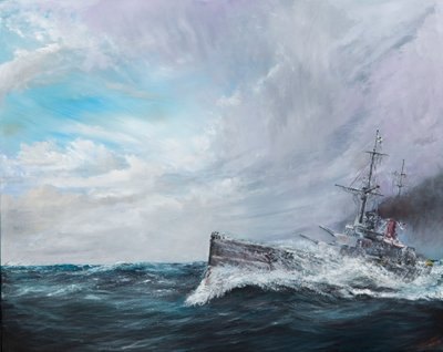 アイアンドッグスシスター-SMS Lutzow 1916、2016、 作： Vincent Alexander Booth