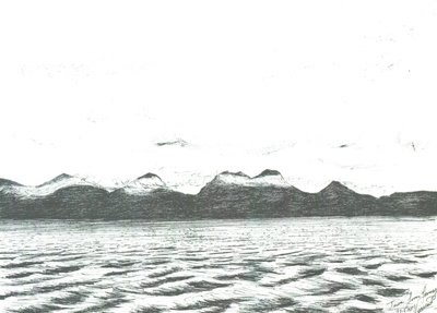 フェリーから見たジュラの風景,2005 作： Vincent Alexander Booth