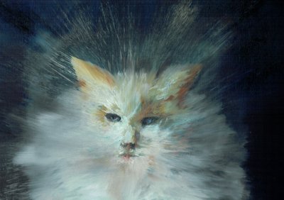 モンティフラッフボール、2015年（キャンバスボードに油彩） 作： Vincent Alexander Booth