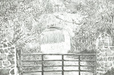 アーチの下の通路 ワイト島, 2012 作： Vincent Alexander Booth