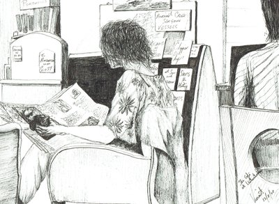 マンチェスターのWaterstonesブックショップでの朗読、2007年 作： Vincent Alexander Booth