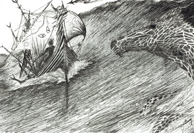 Storm Creators Atlantic、2012年（紙にインク） 作： Vincent Alexander Booth