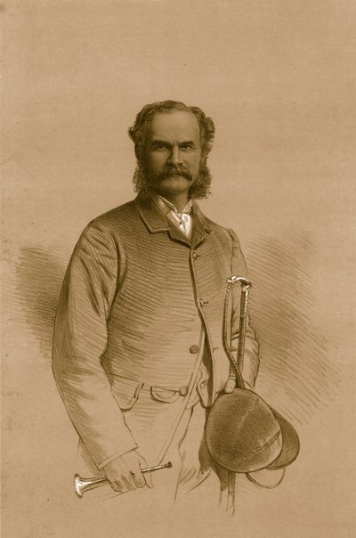 AMCalvert中佐、1879年。 作： Vincent Brooks Day and Son