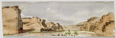 San JuanCanyon de Chelly No.2（Canyon de Chelly、Arizona）、1869-1871（watercolor） 作： Vincent Colyer