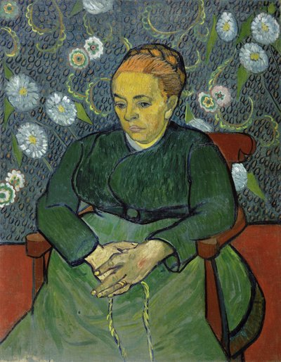 オーギュスタン・ルーランの子守唄、1889年。 作： Vincent van Gogh