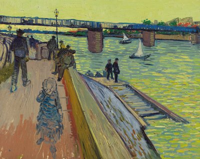 トランクタイユ橋、1888 年。 作： Vincent van Gogh