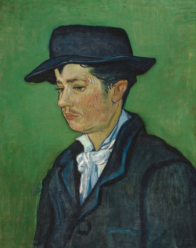 アルマン・ルーランの肖像、1888年。 作： Vincent van Gogh