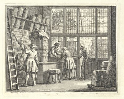 生地屋の店内 作： Vincent Laurensz. van der Vinne (II)