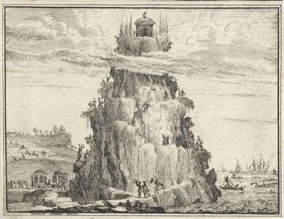 岩の上の知恵の神殿 作： Vincent Laurensz. van der Vinne (II)