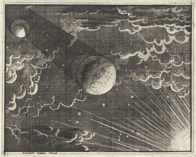 太陽、地球、月 作： Vincent Laurensz. van der Vinne (II)