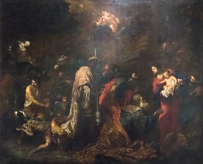 A Adoração dos Magos (óleo sobre tela) 作： Vincent Malo
