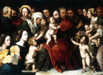 小さな子供を持つイエス、c1559-1589 作： Vincent Sellaer