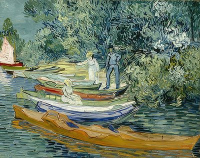 オーヴェルのオワーズのほとり。 1890 作： Vincent van Gogh