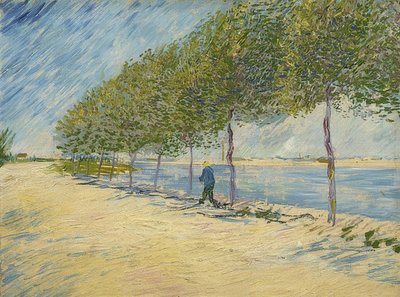 セーヌ川。 1887 作： Vincent van Gogh