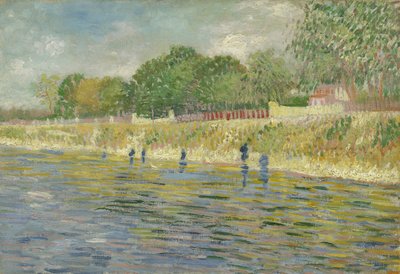 セーヌ河岸、1887年 作： Vincent van Gogh