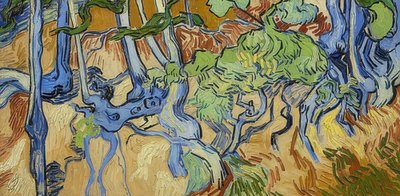 木の根。 1890 作： Vincent van Gogh
