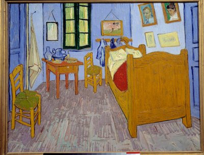 アルルのベッドルーム 作： Vincent van Gogh