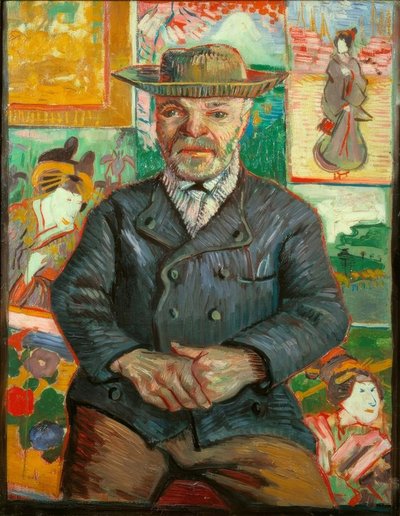 ペレ・タンギーの肖像 作： Vincent van Gogh